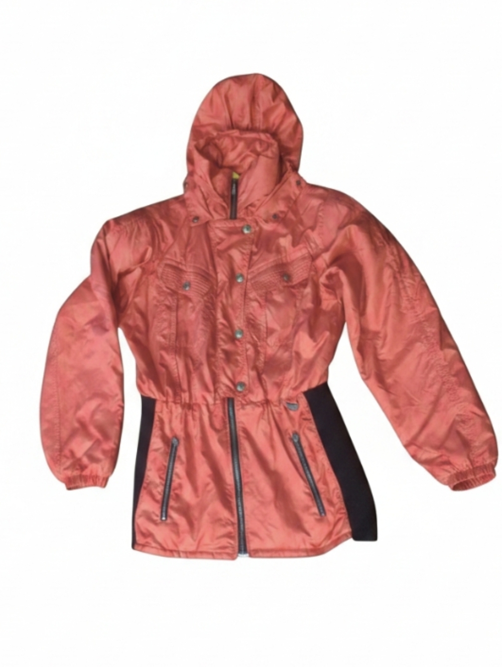 Vtg 90s/ y2k Nils fuchsia skiwear Snowboarding warm winter zip jacket sz 8